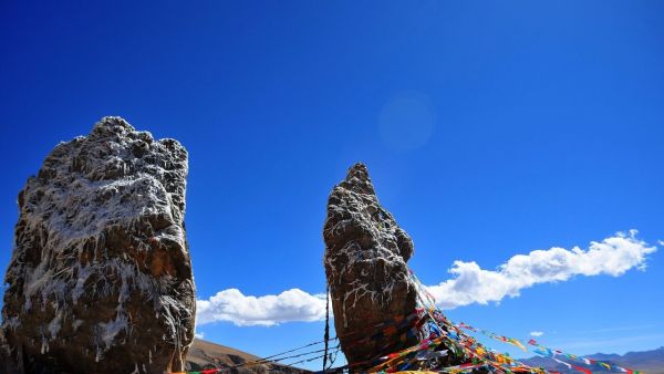 Welcome Stone,Namtso Lake 