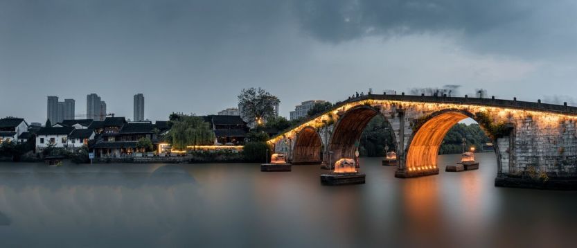 Chaowang Bridge,The Hangzhou Grand Canal