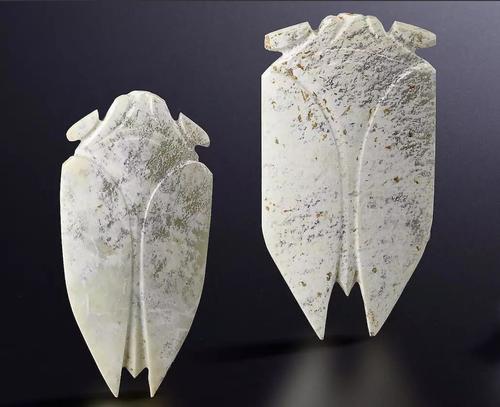 The Han Dynasty Jade Cicada，Hangzhou Museum