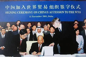 l'ingresso della Cina nell'OMC