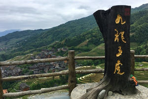 Cima dei Campi Terrazzati nel Villaggio di Ping'an