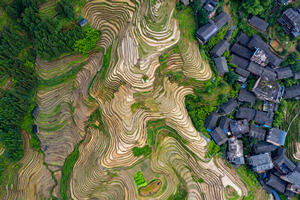 Panorama del Villaggio di Ping'an