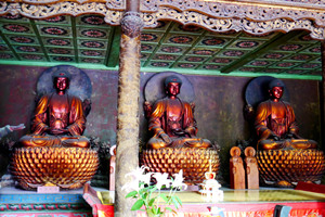 las estatuas de buda del Templo del Caballo Blanco 