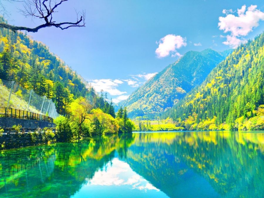 Patrimonios de la Humanidad de China con Paisaje de Sichuan Tour